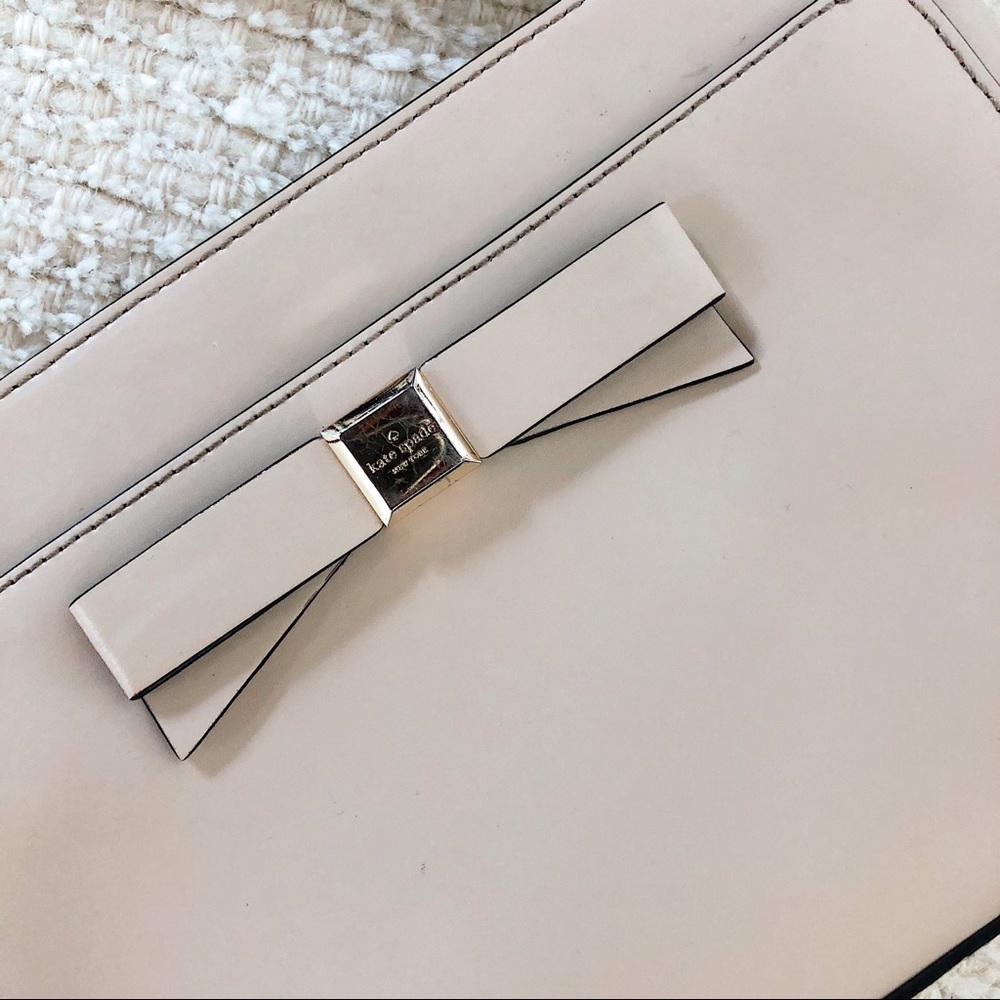 Kate Soade Light Tan Leather Crossbody Purse